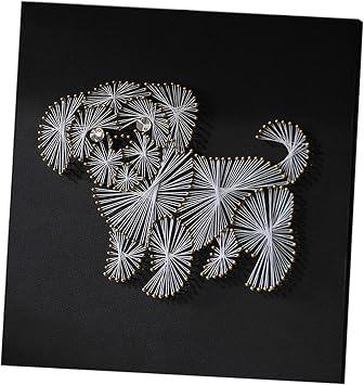 LoveinDIY DIY Includes All Supplies | Craft Kit for Adults | String Art Pattern | Animal Decor | Hanging Wall Art