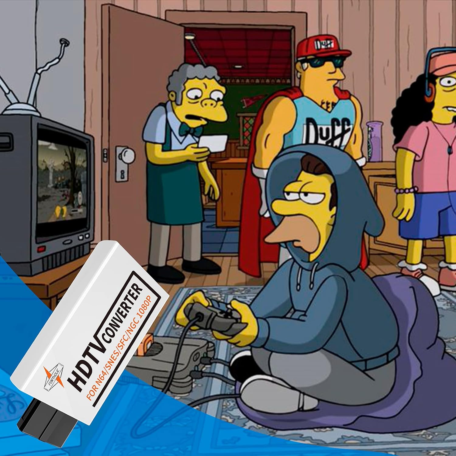 N64 to HDMI, Nintendo 64 HDMI Adapter, N64 HDMI Converter for N64, Game Cube to HDTV, S-Video Signal Output, No Additional Power Supply, Plug and Play : Video Games