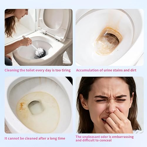 Miniatura 3 de LmliveSKT Tabletas limpiadoras automáticas de inodoro, paquete de 30 unidades de limpiador de tanque de inodoro de larga duración para baño,