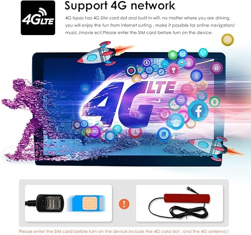 Miniatura 8 de CZSWCH Radio estéreo Android 12 para Chevrolet Silverado y GMC Sierra (2014-2018). Pantalla IPS de 10 pulgadas Octa Core 4GB+64GB Carplay