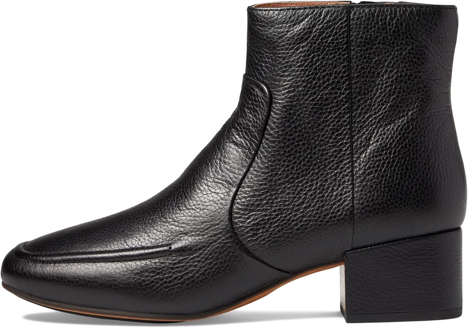 Gentle Souls by Kenneth Cole Women's Women's Ella Apron Bootie Loafer Flat, Black, 8.5
