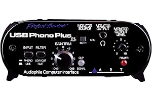 ART USB Phono Plus: Premium Phono Preamp with USB Connectivity