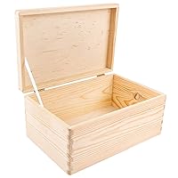 Algopix Similar Product 10 - Creative Deco Large Wooden Storage Box