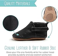 Vista 4 de Zutano Zapatos unisex de cuero para bebé