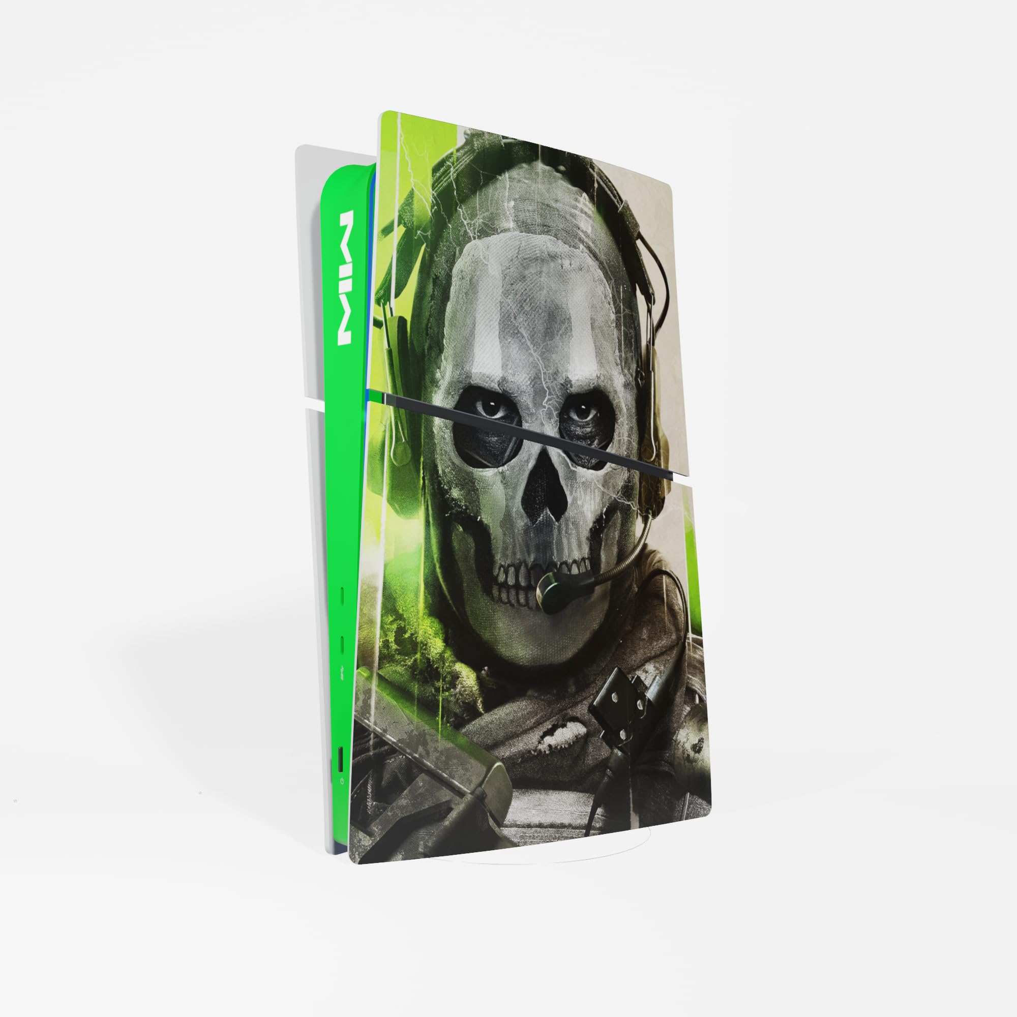 MaD Vision® Extra-Durable Skin Kit per PlayStation 5 (PS5) Disc Slim e Digital Slim | Set di Pellicole Adesive in Vinile Opaco per la Console e 2 Controller - per Call of Duty|COD Design