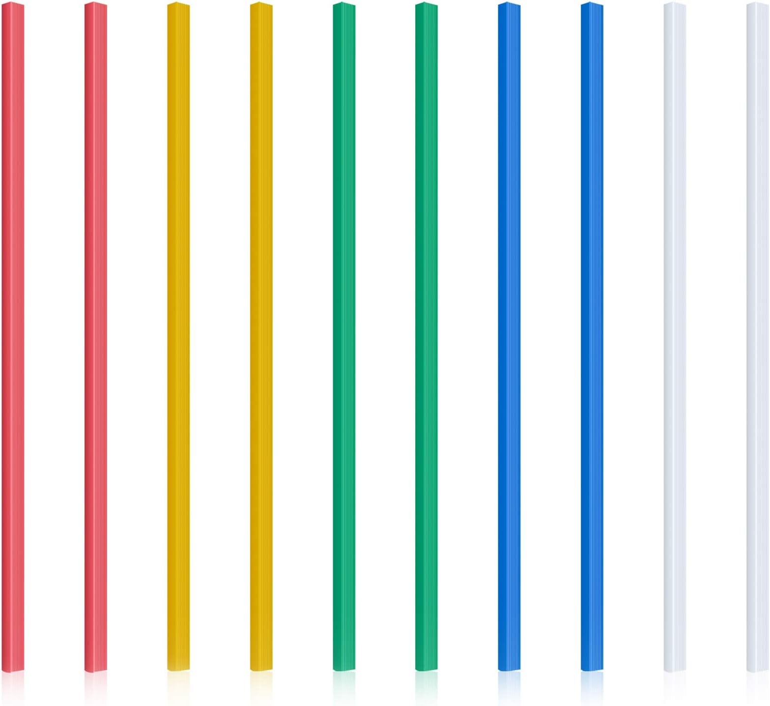 10 Pieces Binding Bars Slide Grip Binding Bars Report Cover A4 Spine Bars for School and Office, 12 Inch, 40 Sheet Capacity (5 Colors)