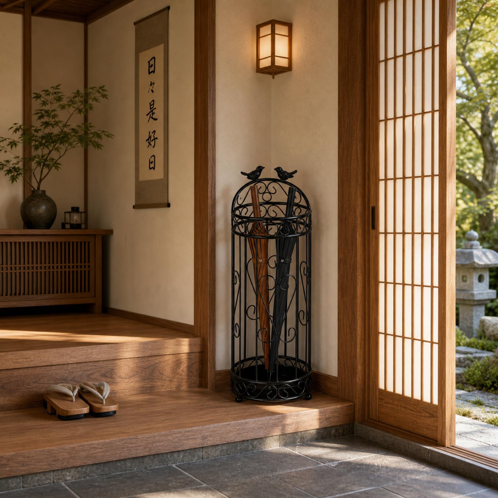 Amazon｜傘立て アイアン スリム 黒 | おしゃれ, アンティーク, 鳥
