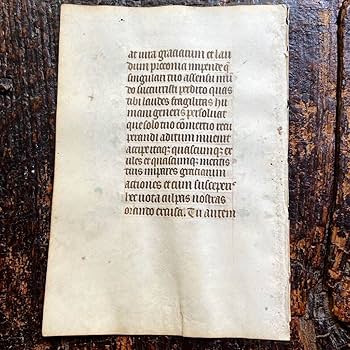 15世紀 フランス 時祷書 零葉 装飾写本 羊皮紙 15世紀 フランス 時祷書零葉 | 草の竪琴