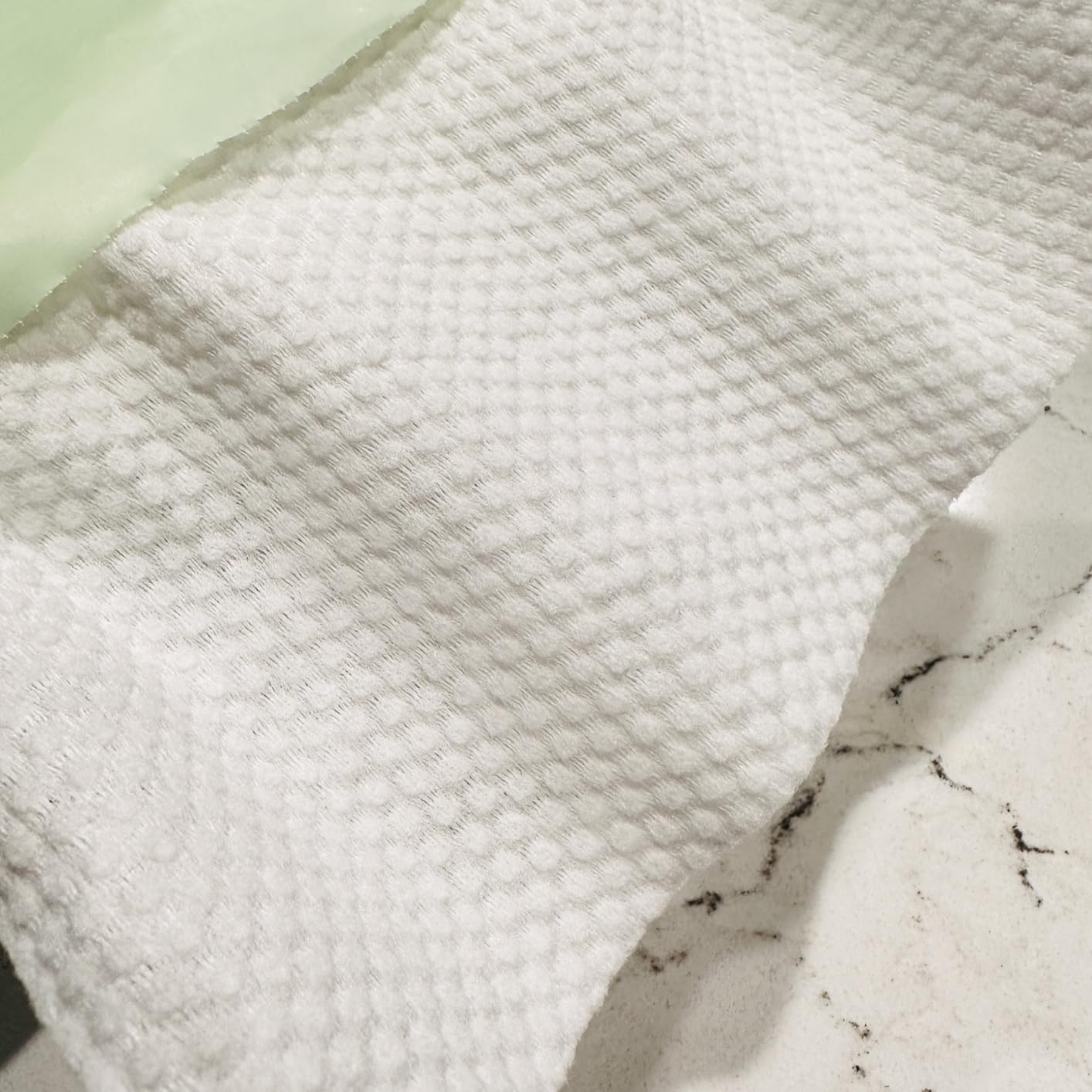 Unifree Large Facial Towels | Disposable Dry Wipes with Hangable Design | Absorbent, Thick, Reusable, Soft, Comfort Skincare, 150 Count Hanging Towels