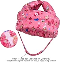 Vista 3 de Casco de bebé para gatear caminar cojín suave sin golpes