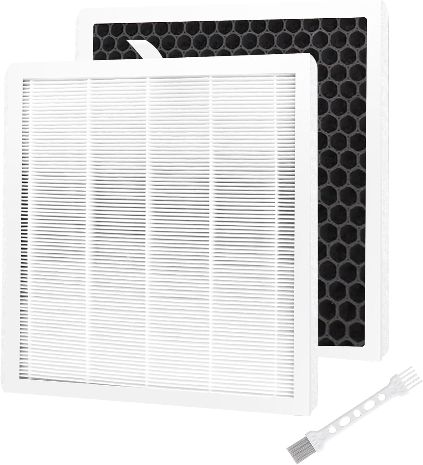 E-300L Replacement Filter Compatible with MOOKA & MOOKA FAMILY E-300L Air Purifier, 3-Stage Filtration System Efficient Air Filter for Large Room, Activated Carbon filter for Air purifier, 2 Pack