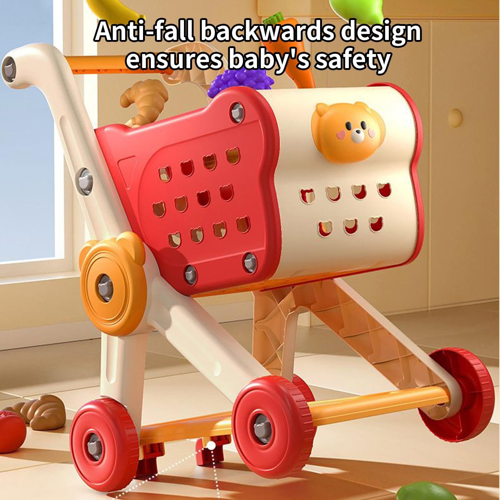 Carrello della spesa giocattolo per bambini Giochi del supermercato