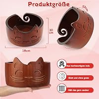 Coopay Fa Fonalcsipke 17x10cm Dió Szín Kötéshez Horgoláshoz 2
