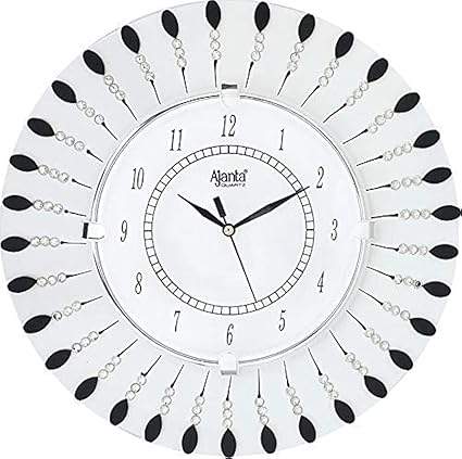 CIRCADIAN Ajanta Wooden Handpainted Desginer Wall Clock for Home | Living Room | Office | Bedroom|Multicolour