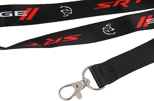 Miniatura 3 de Detroit Shirt Company Dodge SRT Hellcat Redeye - Soporte para insignia con cierre de mosquetón giratorio