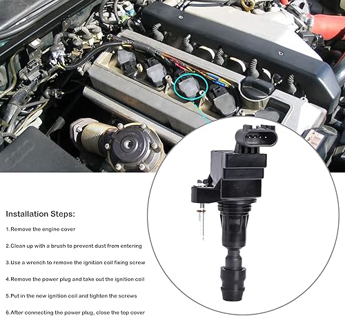 Miniatura 5 de Juego de 4 bobinas de encendido para Chevy Malibu Equinox HHR Cobalt Captiva Buick Lacrosse Regal Verano 2007 2008 2009 2010 2011 2012 2013 Bobina