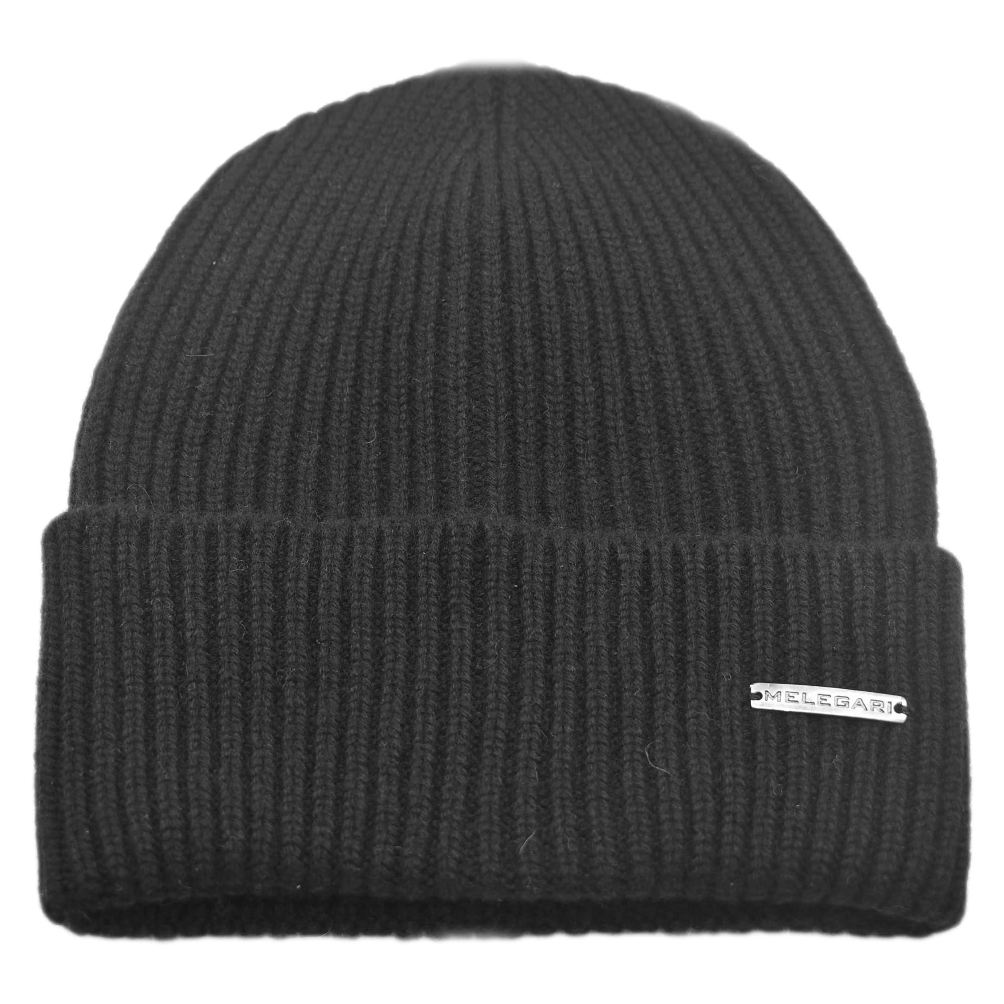 MELEGARI Gorro Gorro Beanie Cortina | Lana y Cachemira | Made in Italy | Unisex