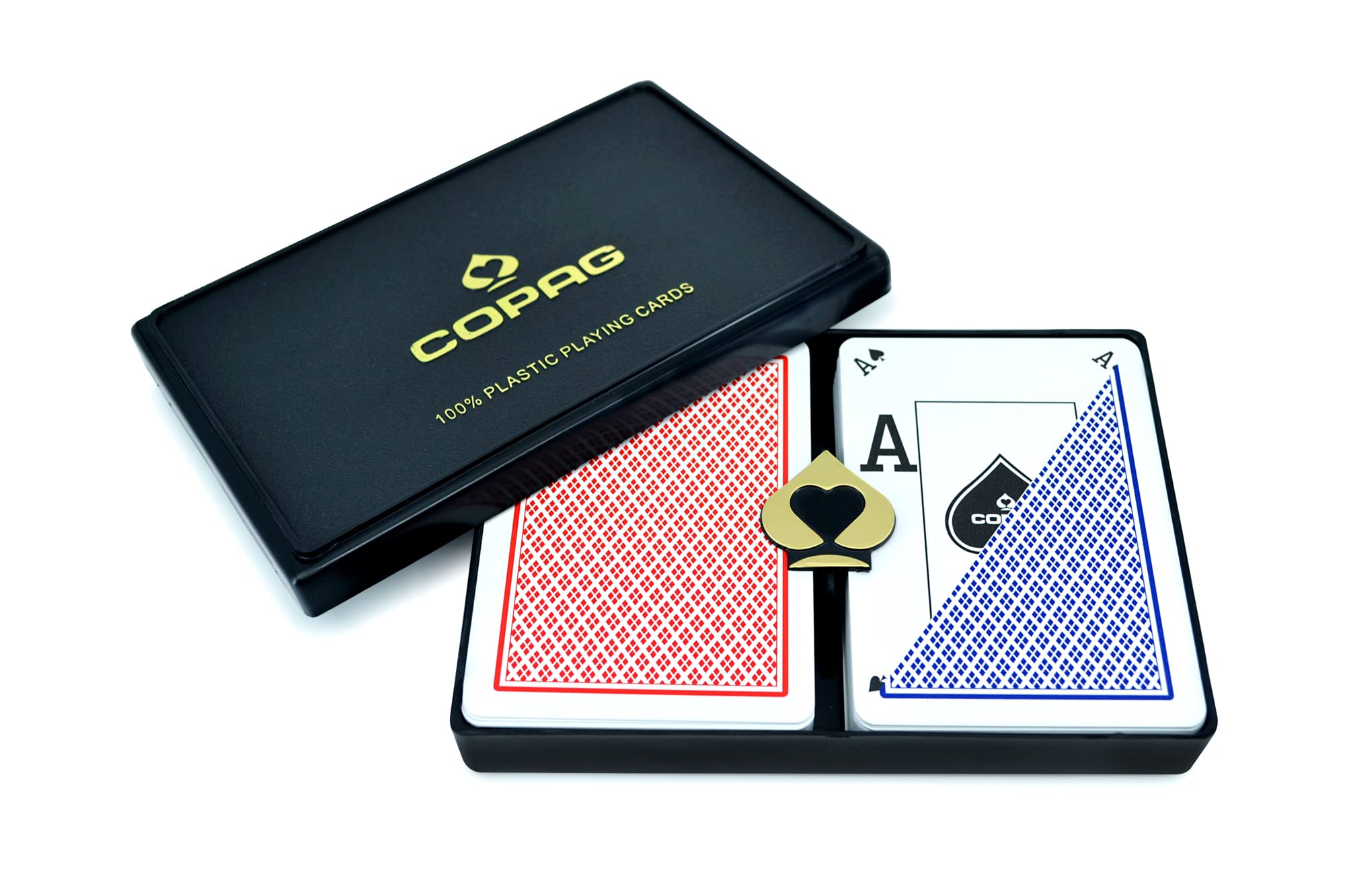 Copag Poker Size Dual Index Cards Playing Cards (Blue Red)