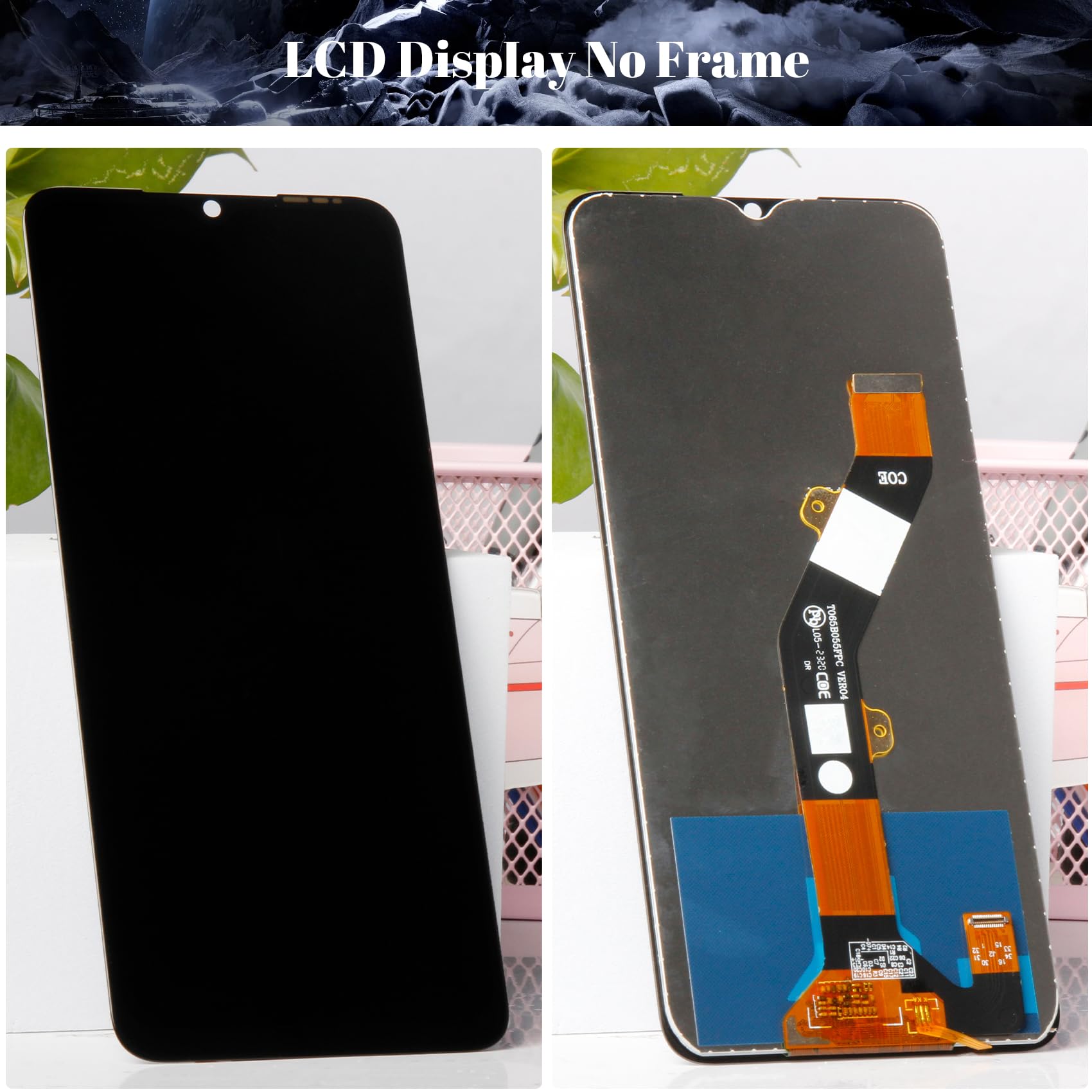 39894 - DISPLAY LCD PER ZTE BLADE A34 / A54 NERO - Compatibile 39894 - DISPLAY LCD PER ZTE BLADE A34 / A54 NERO - Compatibile