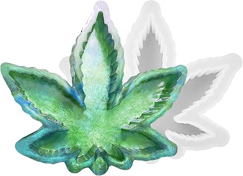 Miniatura 6 de Angel Wings Molde de cenicero grande en forma de arce en forma de hoja de arce, molde de silicona para fundición de resina epoxi, molde de resina