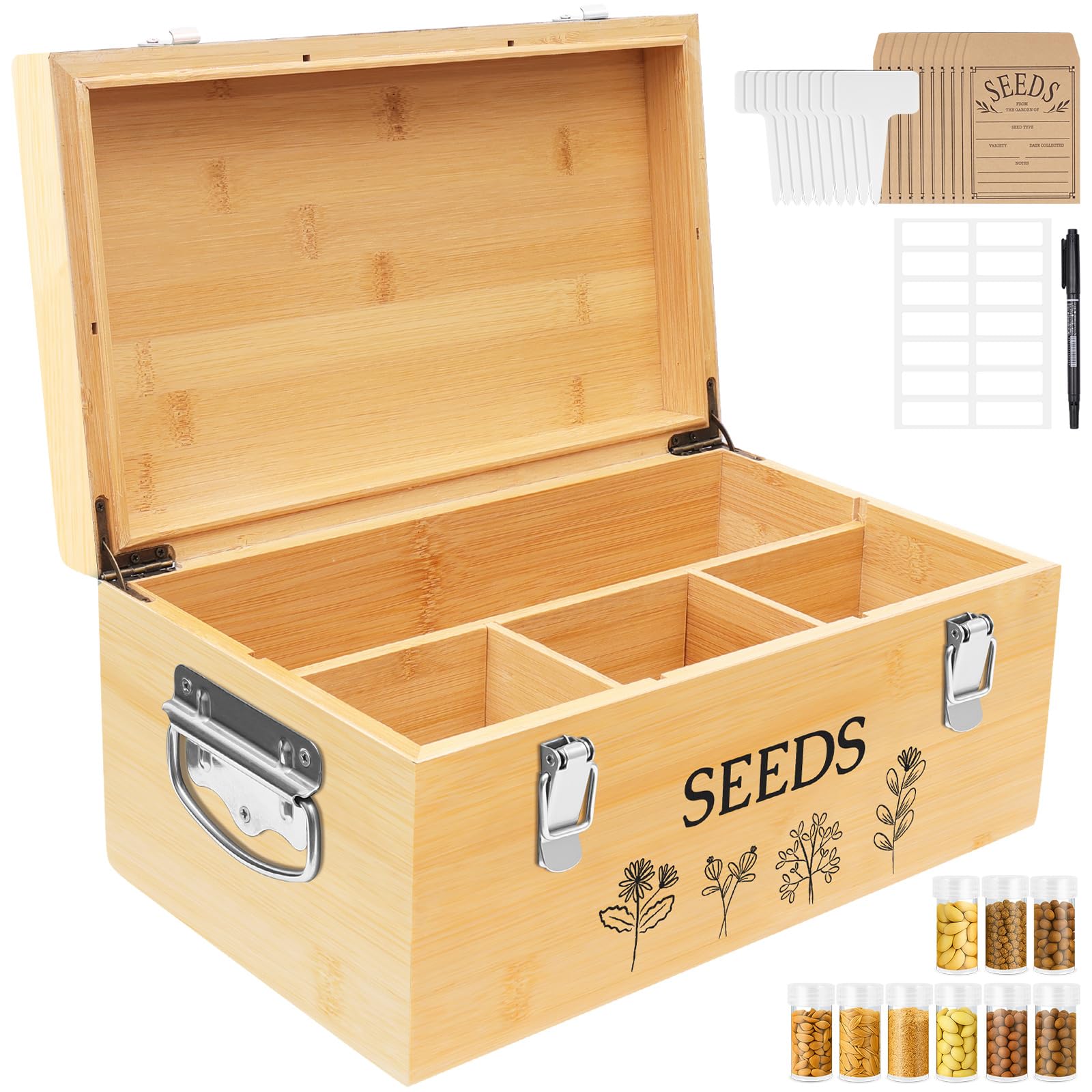 Intarsio Seed Saving Box（Wood）