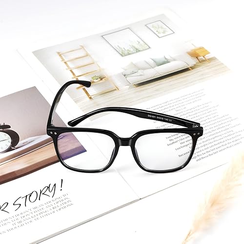 Miniatura 3 de DTIUGUTAE Gafas redondas con bloqueo de luz azul para mujeres y hombres, antirreflejos, reducen los lentes para computadora