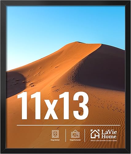 Miniatura 109 de LaVie Home Marco de fotos de 2 x 3, marco de fotos negro de 2 x 3 con plexiglás HD, marco de visualización de 2 x 3, 1 paquete, colección clásica