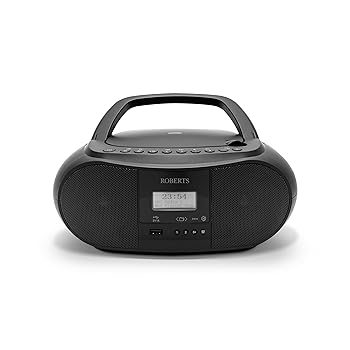 Roberts Zoombox 4 DAB/DAB+/FM boombox with Bluetooth, Black