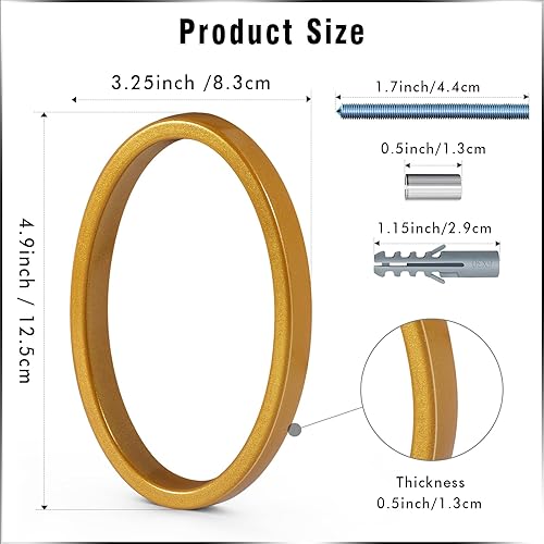 Miniatura 102 de VONDERSO - Letrero de dirección flotante de 5 pulgadas para exteriores de metal negro moderno para patio, calle y buzón, números de dirección Negro 1