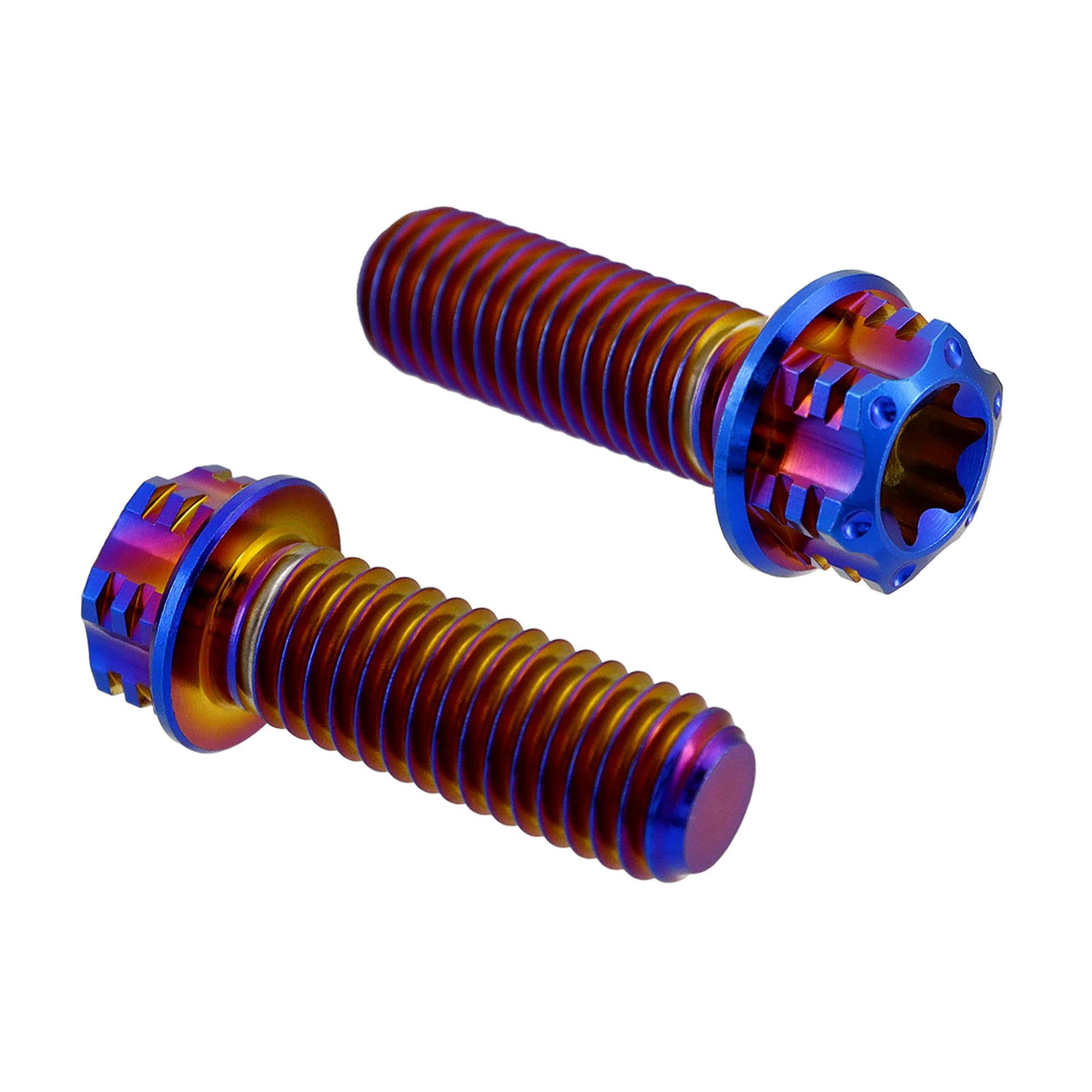 RISON Titanium Bolts M8*1.25 * 20 Torx Titanium Bolts for