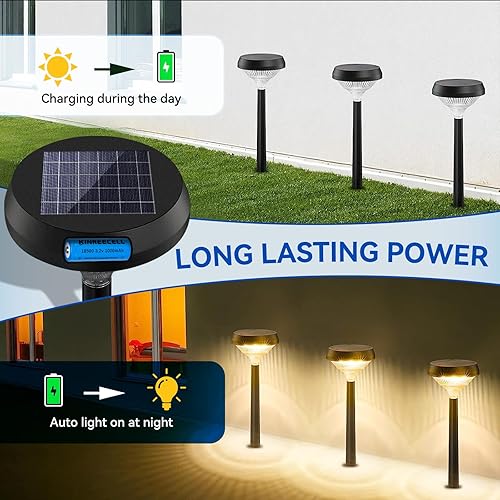 Miniatura 6 de LiFePO4 18500 3.2v 1000mAh 3.2wh Batería solar, 18500 3.2 voltios batería recargable de iones de litio para luces solares al aire libre, luces