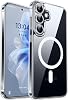CANSHN Designed for Samsung Galaxy S25 Case 2025 [Full Camera Protection] [Compatible with Magsafe], Crystal Clear