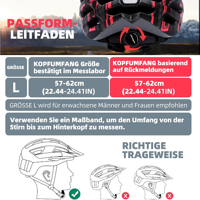 KINGLEAD Kerékpáros Bukósisak Biztonsági Lámpával és Napellenzővel - Unisex, Állítható, Ultrakönnyű, Kék, CE Tanúsított, 54-58cm