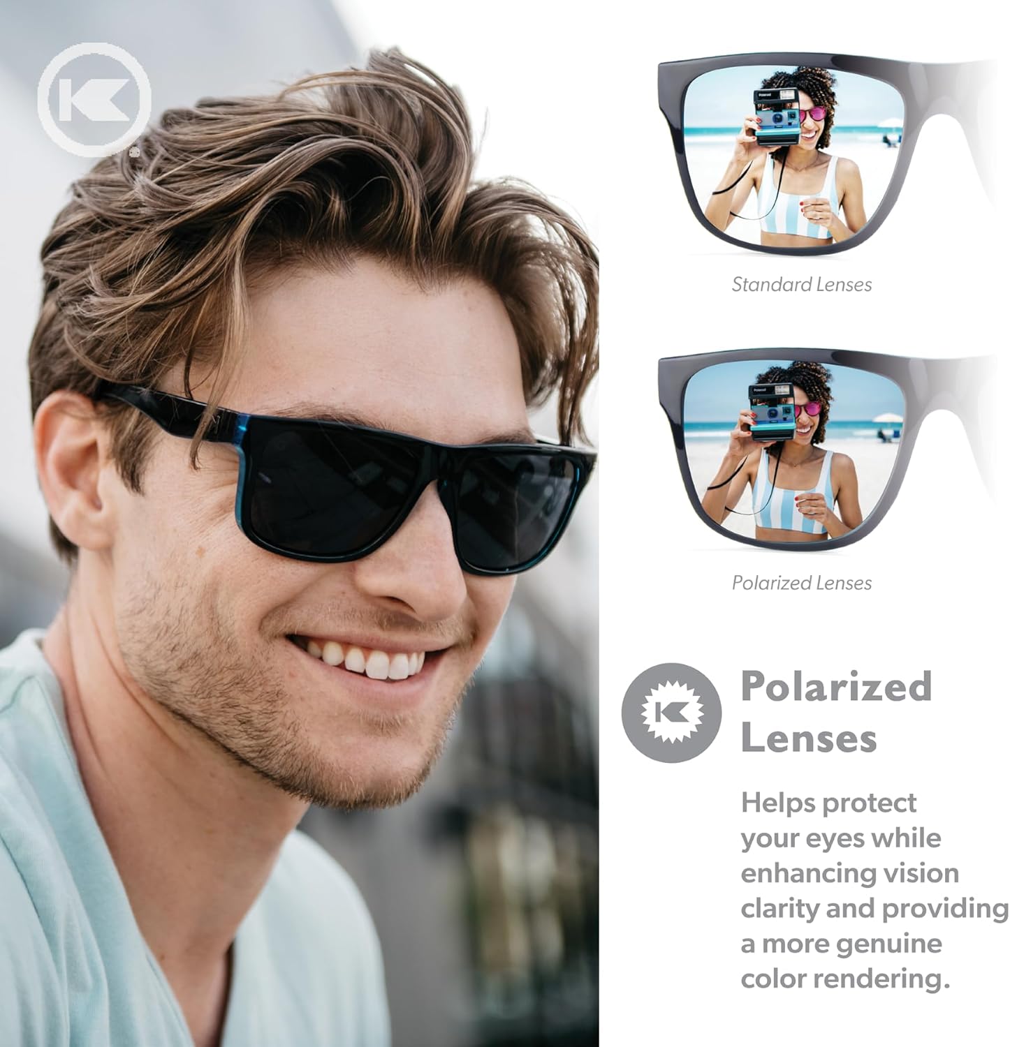 Knockaround Torrey Pines Polarized Sunglasses for Men & Women - UV400 Protection - Image 4