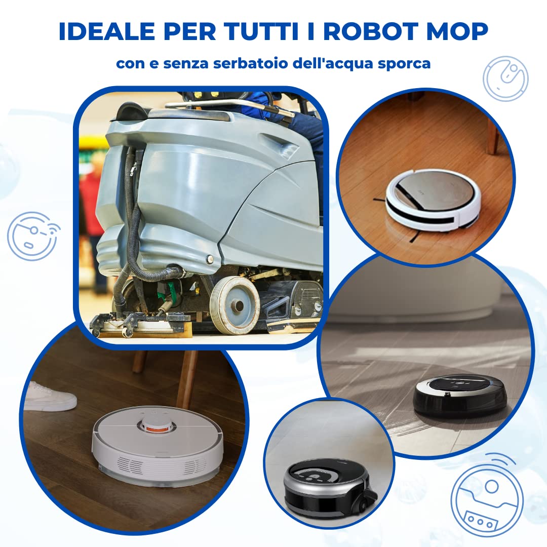 PandaCleaner detergente per robot lavapavimenti - 3L detersivo pavimenti offerta - Floor Cleaner - detergente pavimenti - Delicato su robot e pavimento + Particolarmente economico (3x 1L)