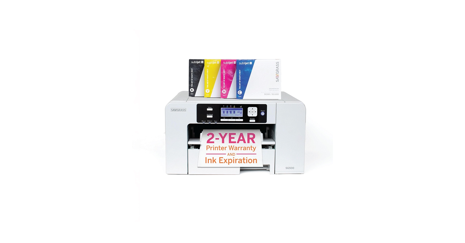 SAWGRASS SG500 サブリメーションプリンター Amazon.com: Sawgrass SG500 Sublimation Printer Bundle