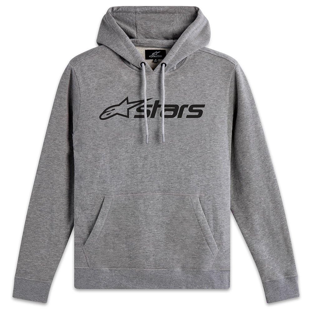 Alpinestars Men's Marbled Grey/Black Blaze Hoodie V3 Hooded Sweatshirt, Grey Melange/, M