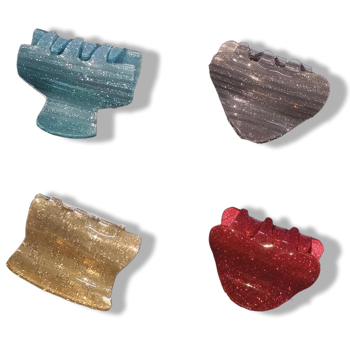 TEMPERIA (4 pcs) Hair Clips for Women & Girls - Clutcher Clutches Claw Clip