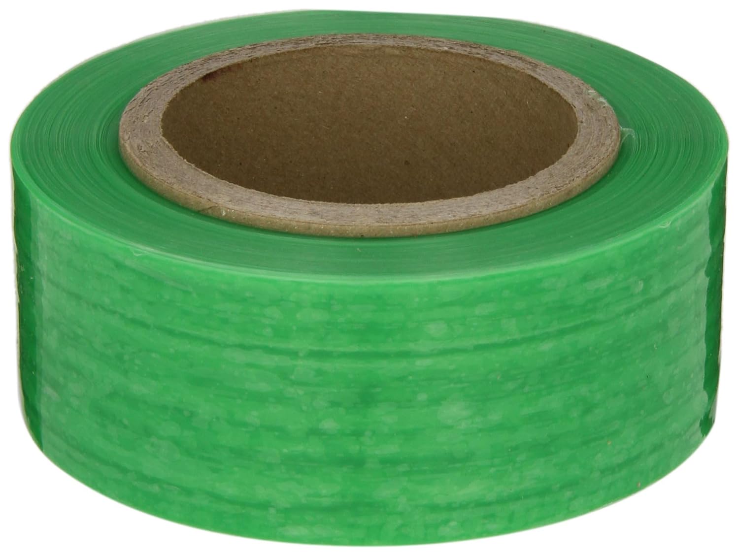 OXOV215024 Linear Low Density Polyethylene Green Tint Cast Narrow Width Hand Stretch Wrap with 1 Reusable Generic Dispenser, 600' Length x 2" Width x 150 Gauge Thick (Case of 24)