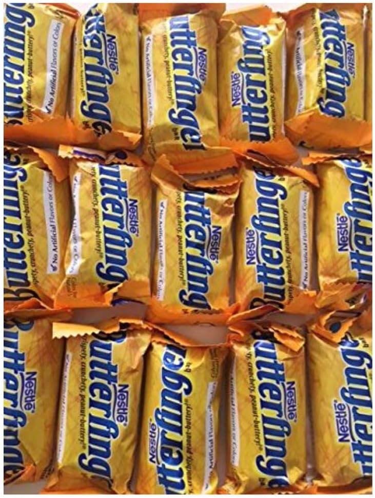 Butterfingers - Nestle Butterfinger Fun Size Small Chocolate Bars, 3 LB Bulk Candy