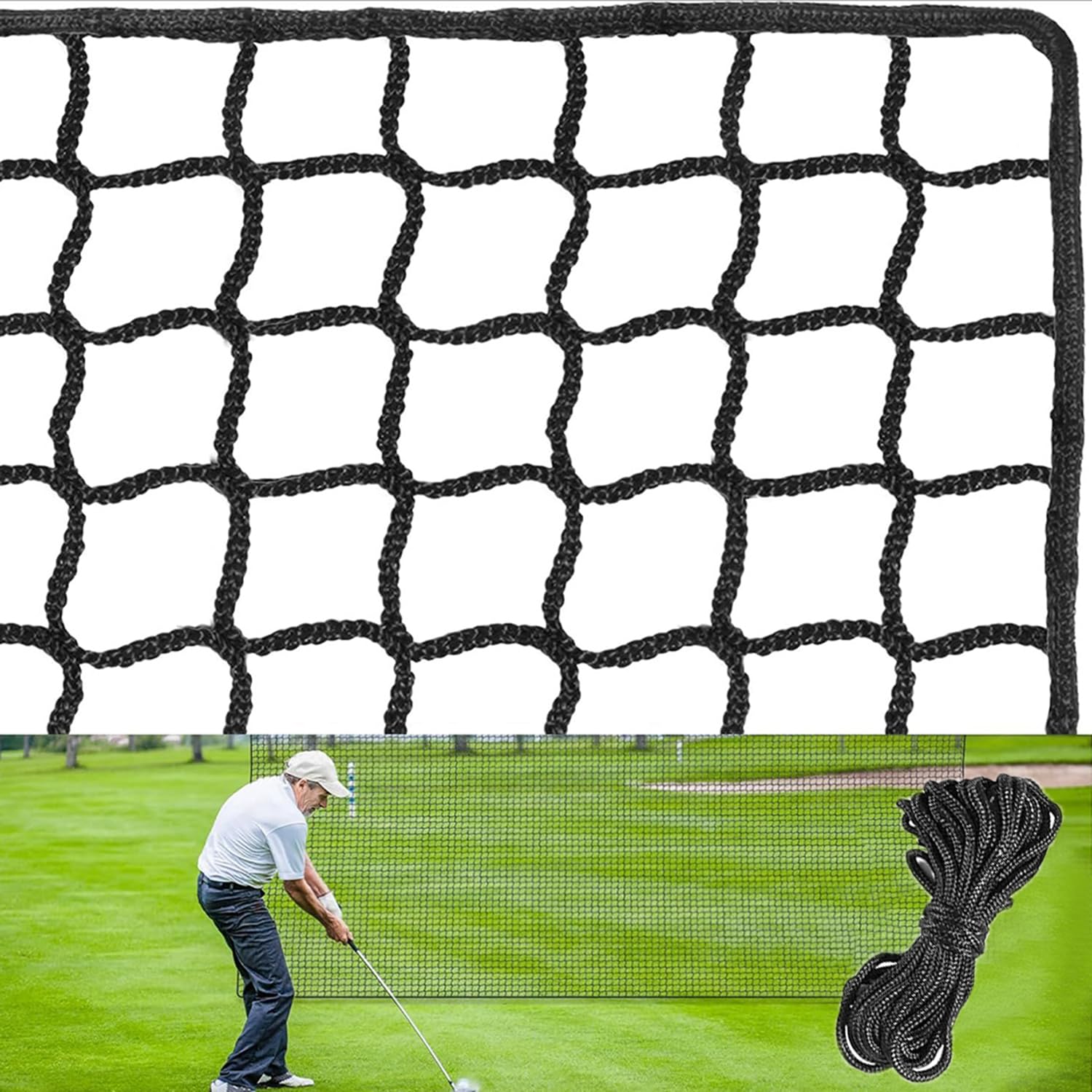 Filet Anti-Retour Football Jardin Grille Protection Entraînement Sportif Terrain Football Basket-Ball Tennis Base-Ball