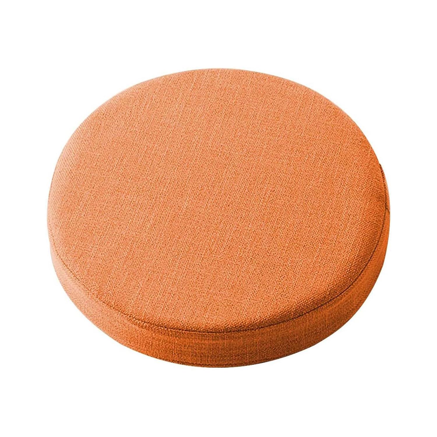 Waigg Kii Thick Round Chair Cushions Seat Pad,Round Washable Chair Seat Cushion for Indoor Outdoor Dining Patio Non-slip Chair Pad (35X35X8CM,Orange) โ image 1
