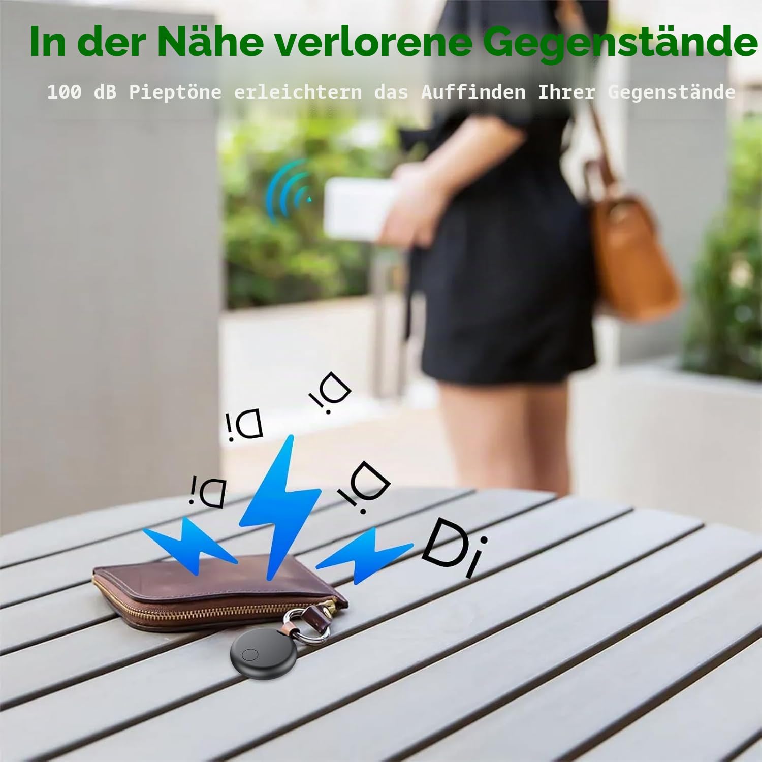 Air Tracker Tags 4er Pack Schlüsselfinder, Air Tracker Tag Kompatibel mit Apple Wo ist? APP (Nur iOS), Koffer Tracker für Taschen/Gepäck/Key, Batterielebensdauer EIN Jahr, IP67 wasserdicht (4er Pack)