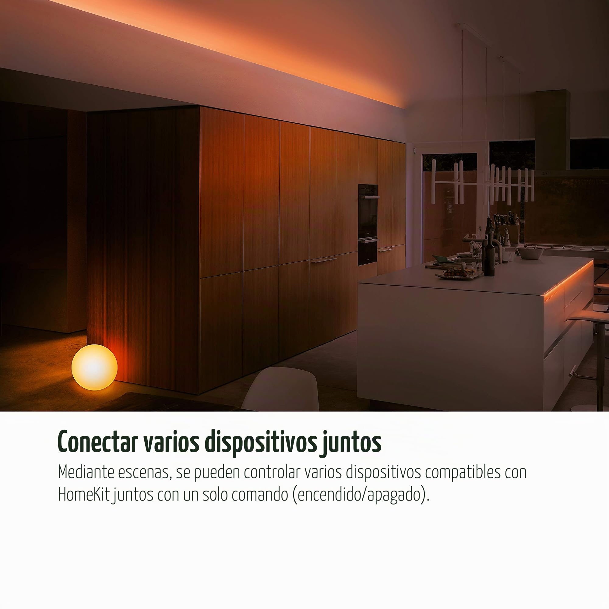 EVE Light Strip - Tira de luz LED inteligente, luz blanca de espectro completo y a color, 1800 lúmenes, no necesita centralita, Iluminación adaptable, HomeKit