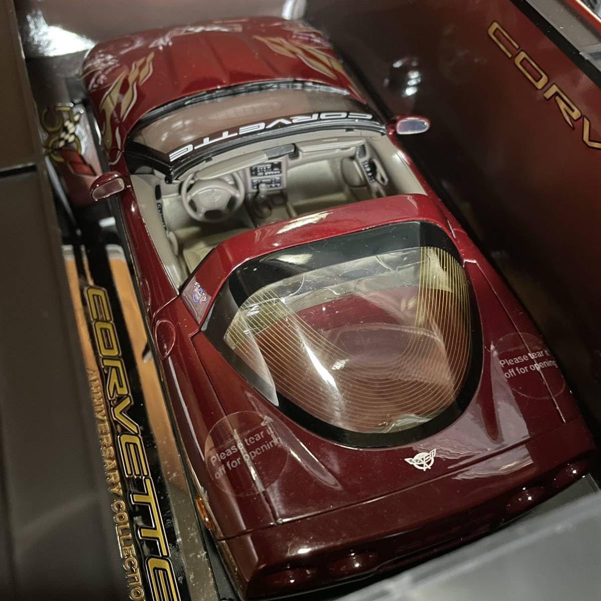 絶版未展示品オートアート1/18シボレー コルベット アニバーサリー