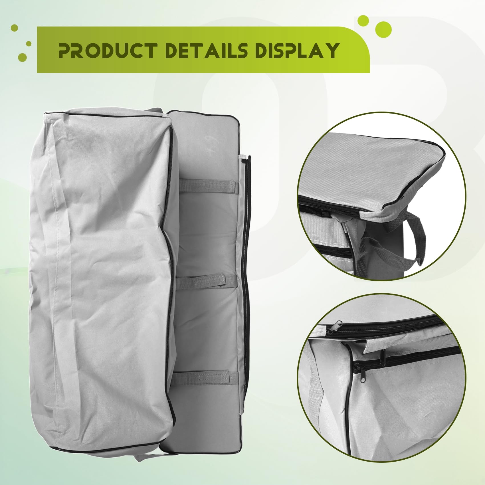 Bolsa de Almacenamiento de Asiento de Inflable de Canoa con CojíN de Asiento Acolchado Bolsa de Asiento Bolsa de Almacenamiento CojíN