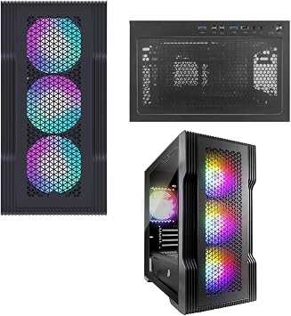 PALICOMP Gaming PC Desktop - AMD Ryzen 9 9950X3D Turbo 5.7Ghz 16 Core - 32GB DDR5 RAM - 1TB M.2 SSD - 2TB HDD - Windows 11 - AMD RADEON Graphics - WIFI6 - Bluetooth V5.3 - T3
