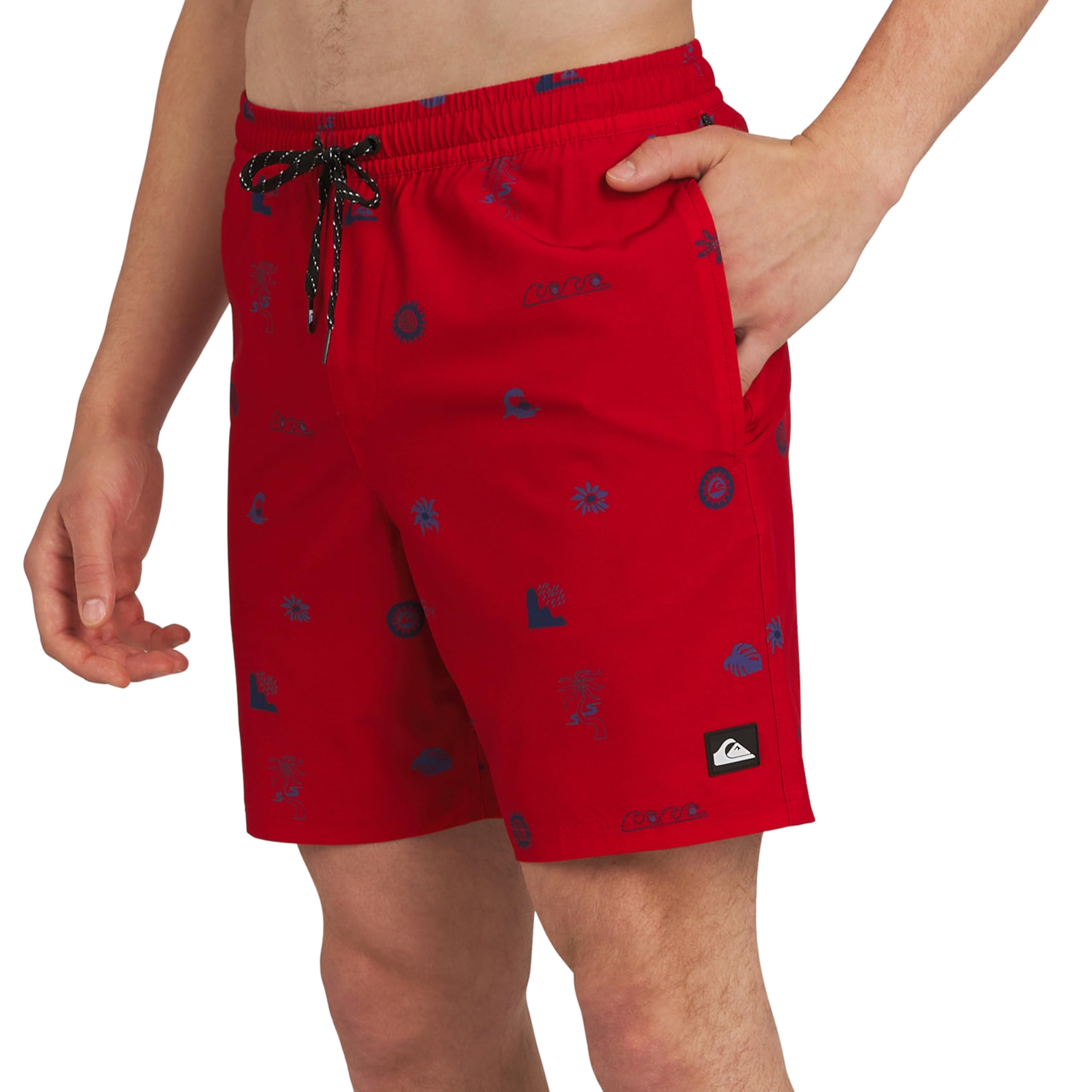Quiksilver Men's Swimwear Regular Fit Stretchable Comfort Liner Swim Trunks (S-XXL)
