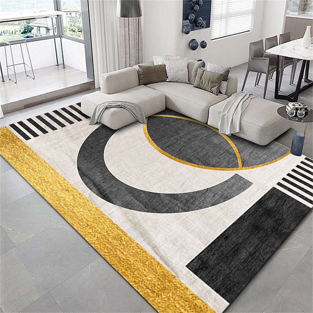 Chambre garçon tapis ados tissu noir motif créatif confortable