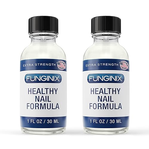 Funginix, tratamiento natural para hongos en uñas del pie, seguro, efectivo, y garantizado.0.8 onzas líquidas (1 frasco)., 2